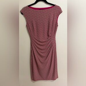 Ralph Lauren Pink Detailed Midi Dress Size 4